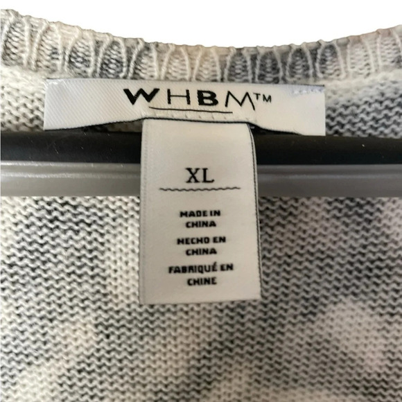 WHBM animal print sweater - Picture 3 of 7